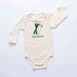 Pre-order for late September Ski Bum Long Sleeve Romper - HoneyBug 