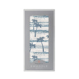 Ocean Palm Trees Bamboo Swaddle - HoneyBug 