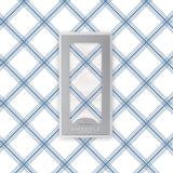 Blue Buffalo Check Plaid Swaddle - HoneyBug 