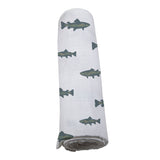 Gone Fishing Swaddle - HoneyBug 