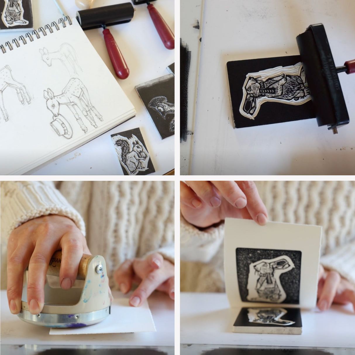 Cotton Muslin Swaddle Blanket - Snow Day - HoneyBug 