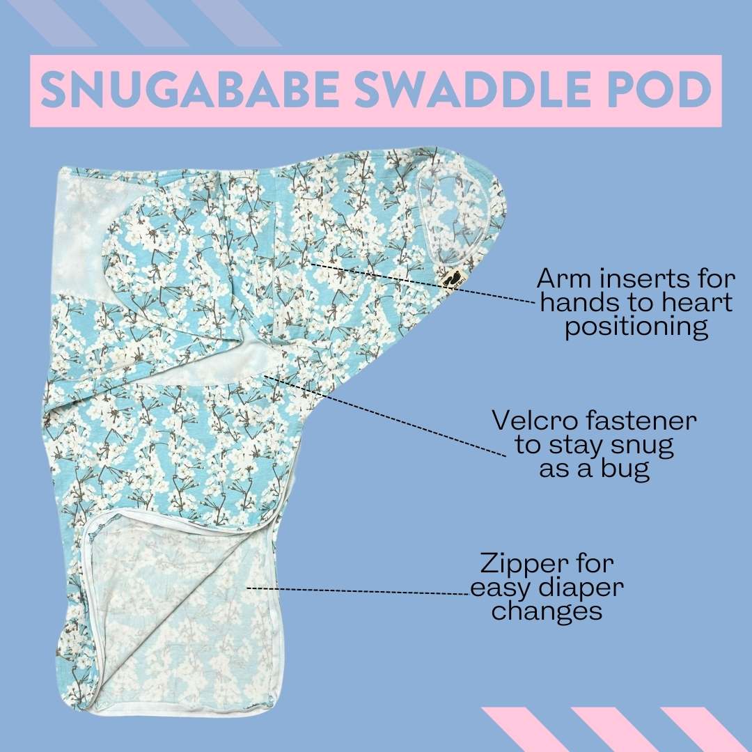 Snugababe Swaddle™ Sleep Pod - Cherry Blossoms