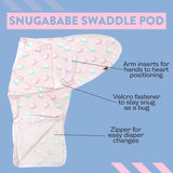 Snugababe Swaddle™ Sleep Pod - Macarons