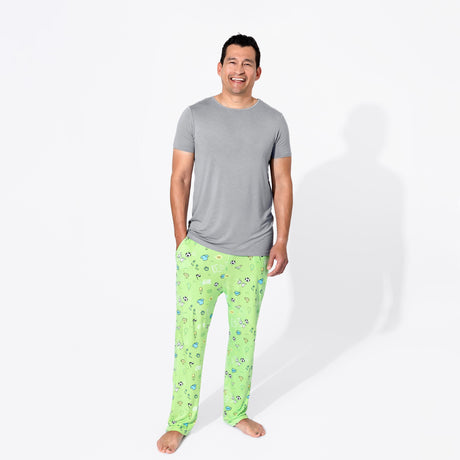 Soccer Bamboo Men's Pajama Set - HoneyBug 