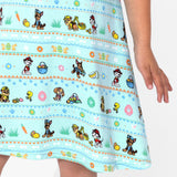 PAW Patrol: Easter Bamboo Girls' Short Sleeve Dress - HoneyBug 