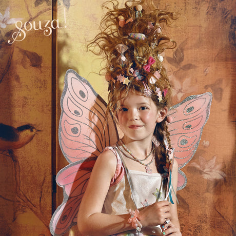 Louanne Fairy Costume – Dress and Wings Set (multicolor) - Role-Play for Children (3 sizes)