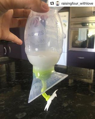 Haakaa Gen 2 Silicone Breast Pump with Suction Base 4 oz and Silicone Flower Stopper Set - HoneyBug 