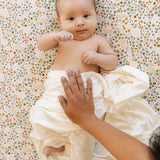 Stretch Knit Swaddle Blanket 2 Pack - White - HoneyBug 