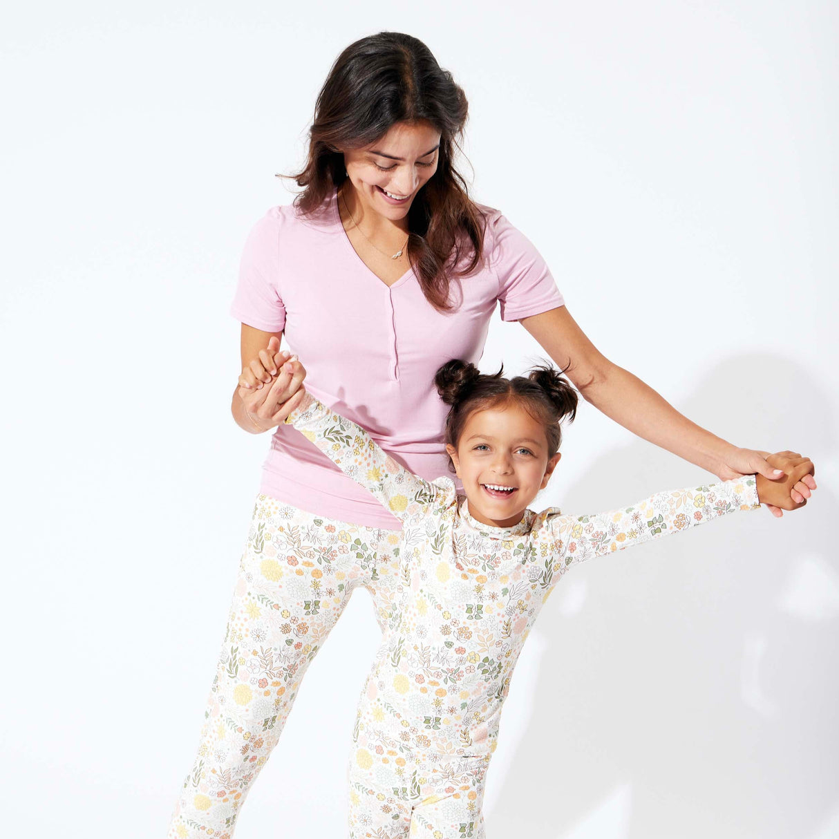 Fall Floral Bamboo Kids Pajamas - HoneyBug 