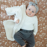 WAFFLE KNIT MINI BLANKETS