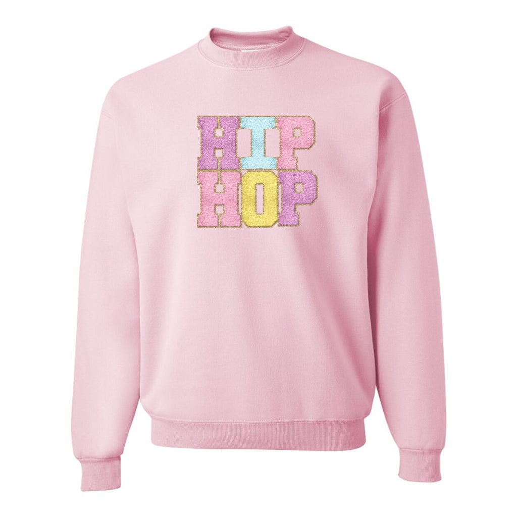 Hip Hop Patch Easter Adult Sweatshirt - Pink - HoneyBug 