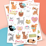 Cool Cat Tats - 42 Foil Temporary Tattoos