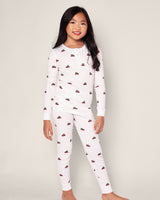 Kid's Pima Snug Fit Pajama Set in Holiday Journey - HoneyBug 