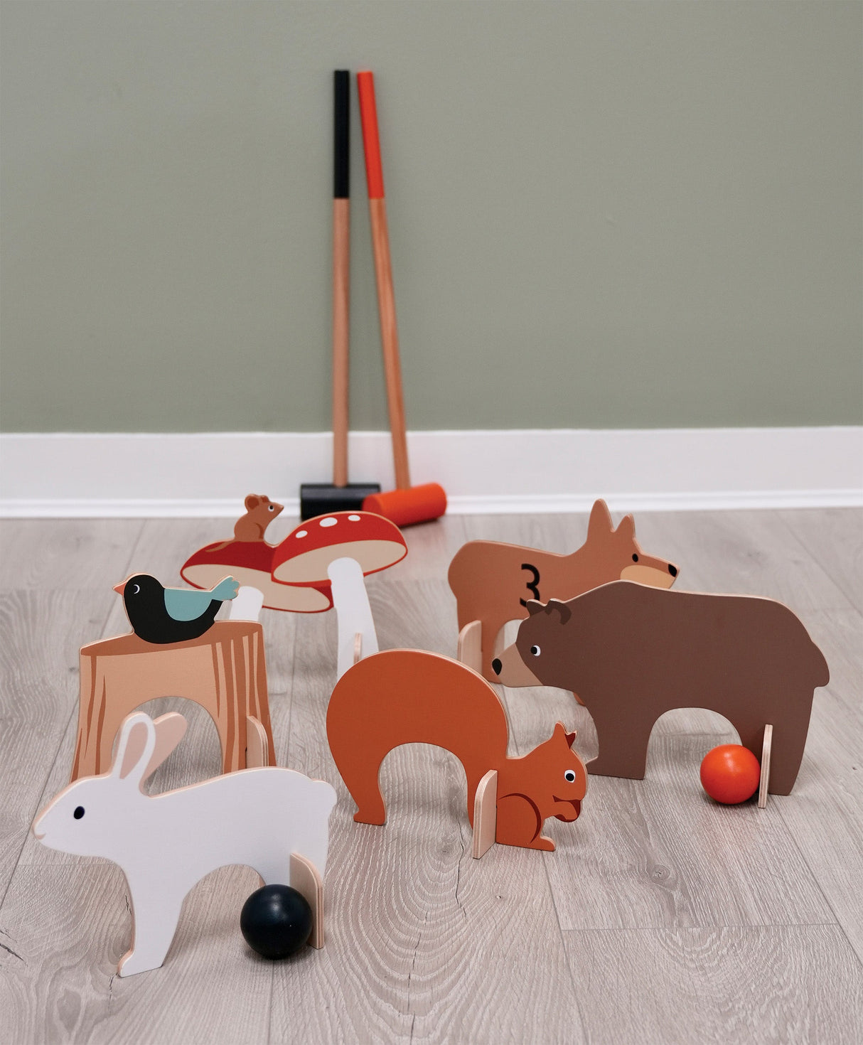 Woodland Indoor Croquet Set - HoneyBug 