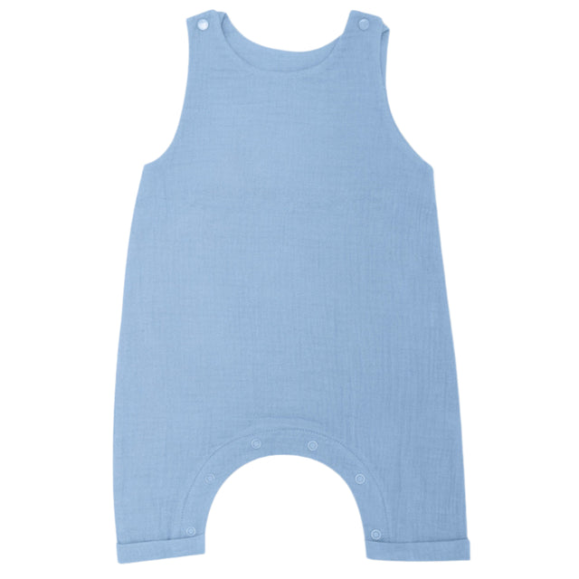 Muslin Jumpsuit - Blue - HoneyBug 
