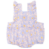 Muslin Flutter Sleeve Romper - Daisy Dreams - HoneyBug 