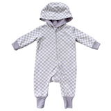 Terry Zip Romper - HoneyBug 