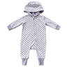 Terry Zip Romper - HoneyBug 