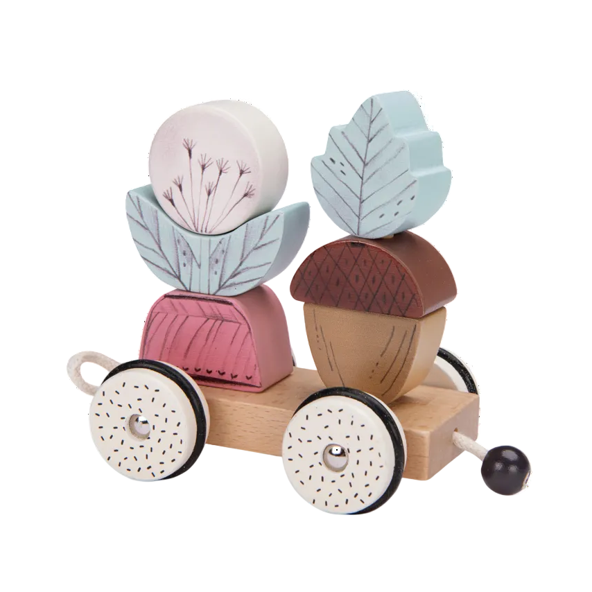 Pull along activity train "After The Rain" collection