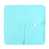 Tranquil Turquoise Bamboo Swaddle Blanket