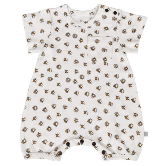 short sleeve romper | sun - HoneyBug 