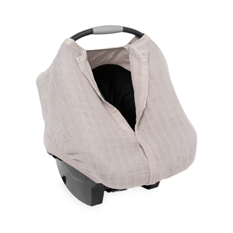 Cotton Muslin Car Seat Canopy - Porpoise - HoneyBug 