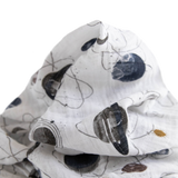 Cotton Muslin Swaddle Blanket - Planetary - HoneyBug 