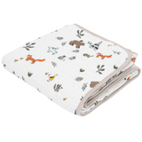 Original Cotton Muslin Quilt - Forest Friends - HoneyBug 