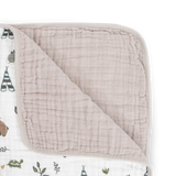 Original Cotton Muslin Quilt - Forest Friends - HoneyBug 