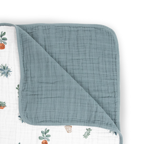 Original Cotton Muslin Quilt - Prickle Pots - HoneyBug 