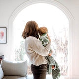 Original Cotton Muslin Quilt - Tropical Leaf - HoneyBug 