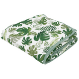 Original Cotton Muslin Quilt - Tropical Leaf - HoneyBug 