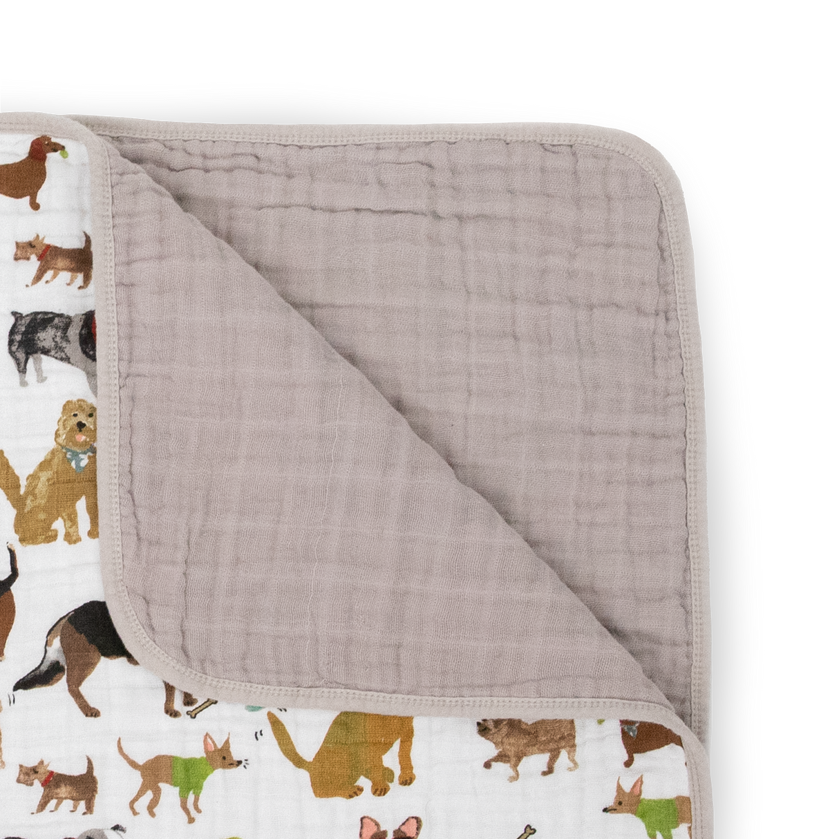 Original Cotton Muslin Quilt - Woof - HoneyBug 