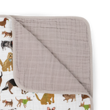 Original Cotton Muslin Quilt - Woof - HoneyBug 