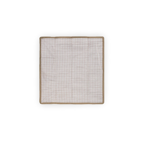 Outdoor Blanket - Beige Buffalo Check - HoneyBug 