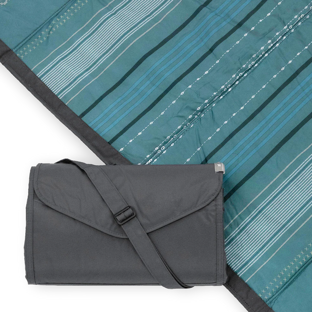 Outdoor Blanket - Shoreline Stripe - HoneyBug 