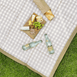 Outdoor Blanket - Beige Buffalo Check - HoneyBug 
