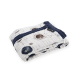 Cotton Muslin Baby Quilt - Planetary - HoneyBug 