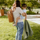 Cotton Muslin Baby Quilt - Fern - HoneyBug 