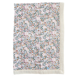 Cotton Muslin Baby Quilt - Pressed Petals - HoneyBug 