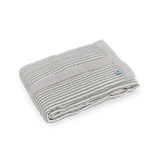 Cotton Muslin Baby Quilt - Grey Stripe - HoneyBug 