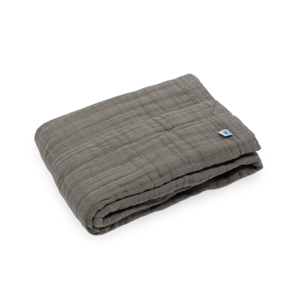 Cotton Muslin Baby Quilt - Mocha - HoneyBug 