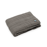 Cotton Muslin Baby Quilt - Mocha - HoneyBug 