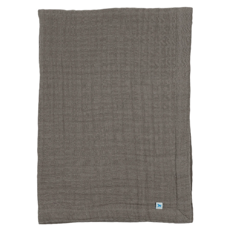 Cotton Muslin Baby Quilt - Mocha - HoneyBug 