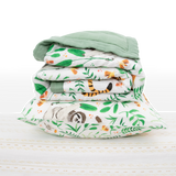 Cotton Muslin Toddler Bedding 3 Piece Set - Mighty Jungle - HoneyBug 