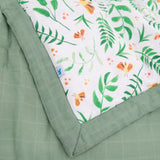 Cotton Muslin Toddler Comforter - Mighty Jungle - HoneyBug 