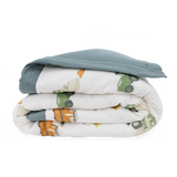 Cotton Muslin Toddler Comforter - Work Trucks - HoneyBug 