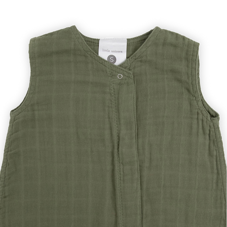 Cotton Muslin Sleep Bag - Fern - HoneyBug 