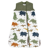 Cotton Muslin Quilted Sleep Bag - Dino Friends - HoneyBug 