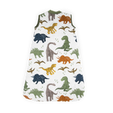 Cotton Muslin Quilted Sleep Bag - Dino Friends - HoneyBug 